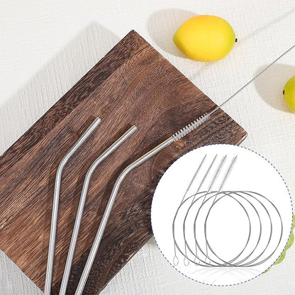 TIESOME 40" and 47" Straw Cleaner Brush, 4PCS Kegerator Feeding Tube Siphon Hose Sunroof Drain Refrigerator Drain