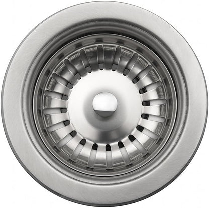 Kraus Kitchen Sink Stainless Steel Drain Assembly with Strainer, Fits Standard 3.5 in. or 4 in. Drain Openings