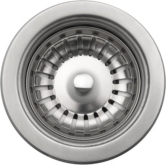 Kraus Kitchen Sink Stainless Steel Drain Assembly with Strainer, Fits Standard 3.5 in. or 4 in. Drain Openings
