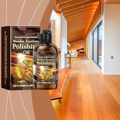 Wood Cleaner for Furniture - Cabinet Polishing Restorer, Quick Shine Solution for Indoor Home, 100ml Spray with Fast Action, Home Care, Floor for Sofa Chair and Kitchen Dresser