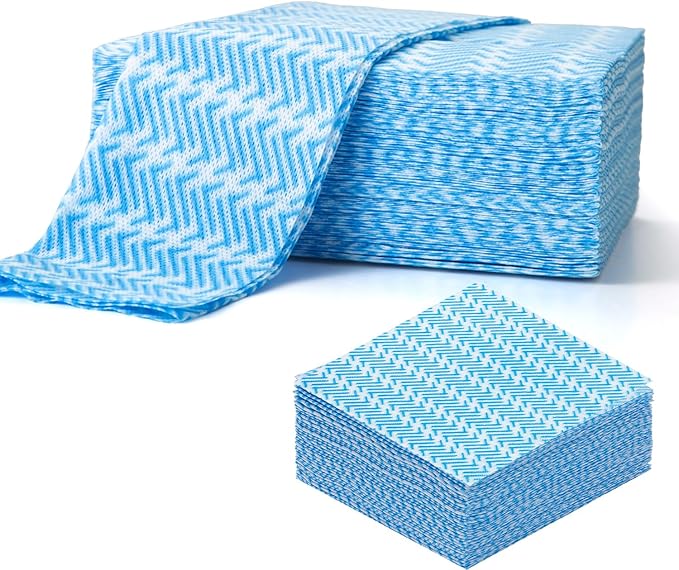 Disposable Dish Cloths,Multi use Reusable Cleaning Cloth,Machine Washable J Cloth,Heavy Duty Handy Cleaning Wipes 11.8" X 19.6" (50 Count)