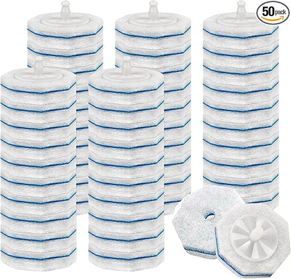 50 Count Disposable Toilet Wand Refills for Clorox, Compatible with Clorox Toilet Wand for Bathroom Cleaning