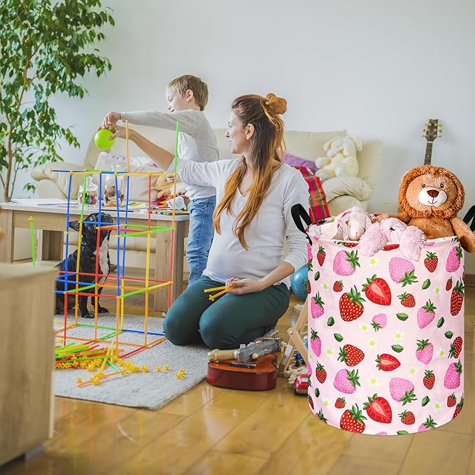 Girls Storage Basket Room Decor Organzer Bins Kids Laundry Hamper Nursery Hamper Gift Baskets for Home,Office