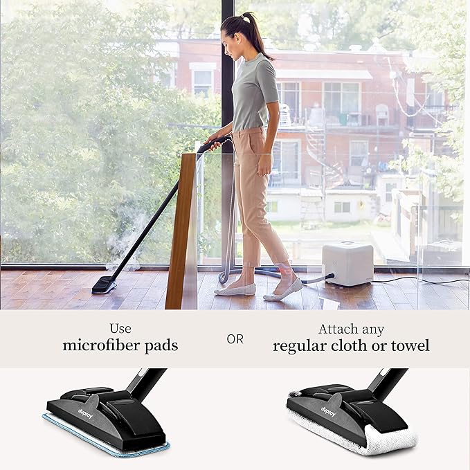Dupray Neat Steam Cleaner with 17-Piece Kit - Powerful, Chemical-Free Cleaning for Floors, Cars, Tiles, Upholstery, Kitchen, Bathroom Grout, Carpets & More - Kills up to 99.9% of Bacteria & Viruses *