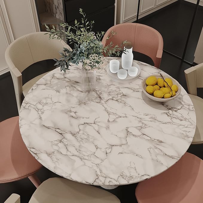 JSEVEM 16"×394" Grey White Marble Wallpaper Peel and Stick Waterproof Gray Marble Contact Paper Vinyl Glossy Granite Adhesive Tile Sticker for Kitchen Table Cabinet Countertops Bedroom Bathroom Walls