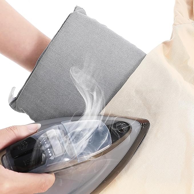 Steamer mitt Glove, Garment Steamer Ironing Glove with Finger Loop Anti Steam Gloves Board Heat Resistant Ironing Mitt for Handheld Garment Accessories for Clothes(Style B)