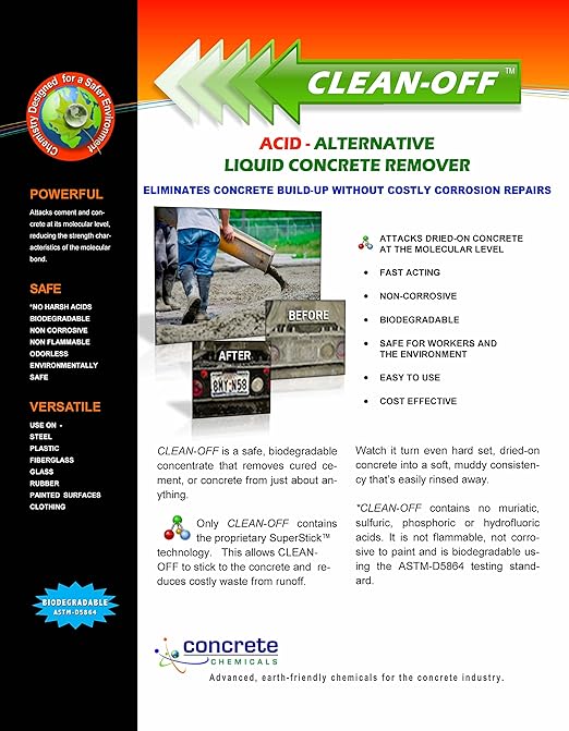 CLEAN-OFF Liquid Concrete Remover 5 Gallon