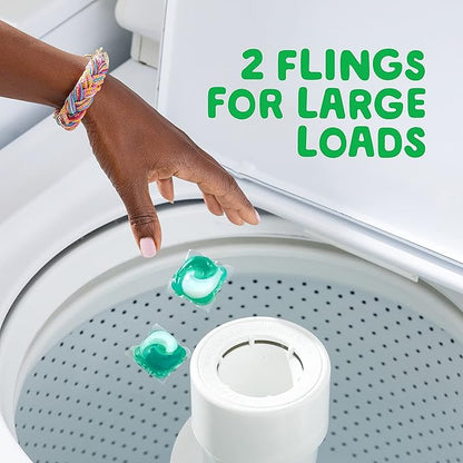 Gain Flings 3-in-1 Laundry Detergent Soap Pacs, Super Fresh Blast Scent, 3 Bag Value Pack, HE Compatible, 111 Count