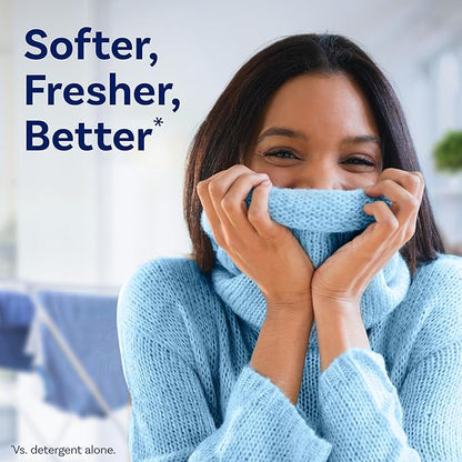 Downy Soft, 2 in 1 Soft and Fresh Liquid Fabric Softener, Cool Cotton, 111 fl oz, 150 Loads, Fabric Conditioner Liquid provides softness and freshness for fabrics