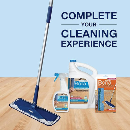Bona PowerPlus Hardwood Floor Deep Cleaner Spray - 32 fl oz - Refillable - Oxygenated Formula and Residue-Free Floor Cleaning Solution - for Wood Floors (Pack of 2)