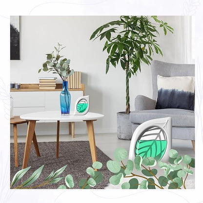 Air Freshener for Home, 4 Pack, Eucalyptus & Mint, Odor Eliminator for Small Area Closets Bathroom Pets Strong Odor, Up to 120 Days