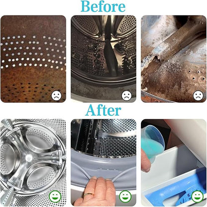 Washing Machine Cleaning Brush Kits Front Load Washer Scrub Cleaner Tools Accessories for Tight Spaces and Washing Machine Rubber Seals Tight Spaces and Washer Rubber Seal 6pcs