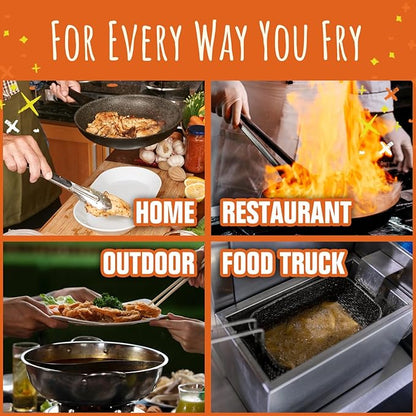 FryAway® Deep Fry Cooking Oil Solidifier, Super Value 10-Pack (20 Packets, Solidifies Up to 10 Gallons), Plant-Based Grease Solidifier Powder for Oil Disposal & Kitchen Cleanup, Shark Tank, Made in US
