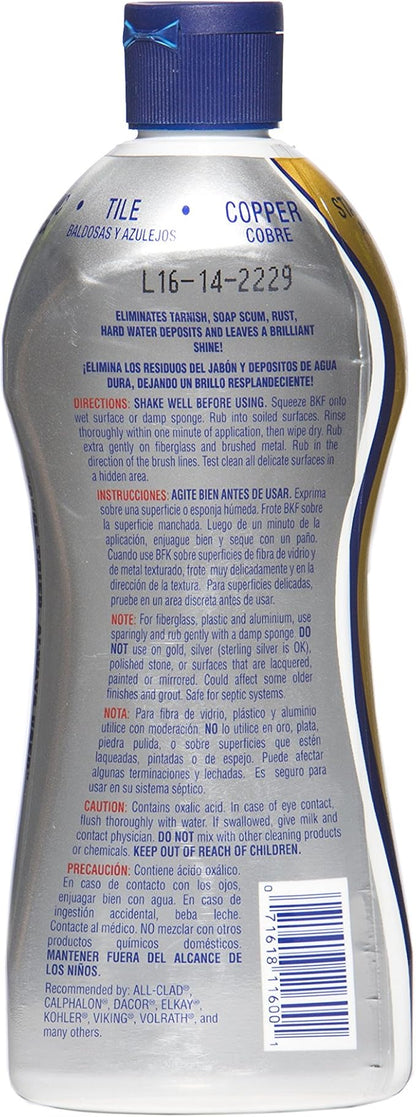 Bar Keepers Friend Soft Cleanser Premixed Formula | 13-Ounces | (4-Pack)