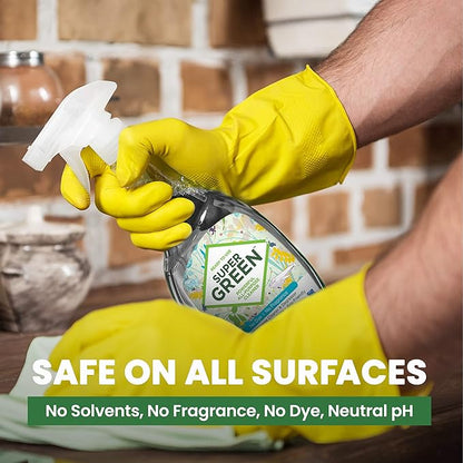 SuperGreen All-Purpose Cleaner | Scent Free | 32 Ounce Spray Bottle | 1 Pack…