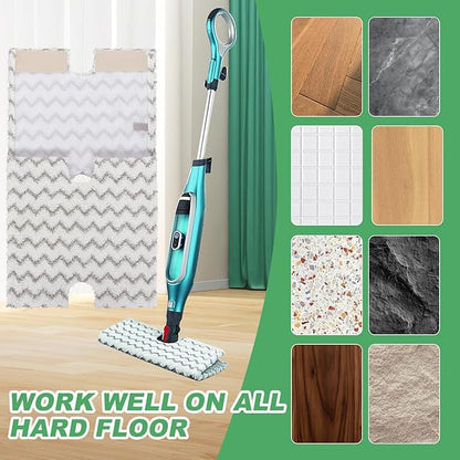 Sgizoku Square Steam Mop Replacement Pads for Shark Genius Steam Mop S5003D & Lift-Away Pro Steam Mop S3973 S3973D S3973WM S5001 S5002Q S5003A S5004 S5004W S6001W S6001WM S6002C S6003D S6003W - 4Pack