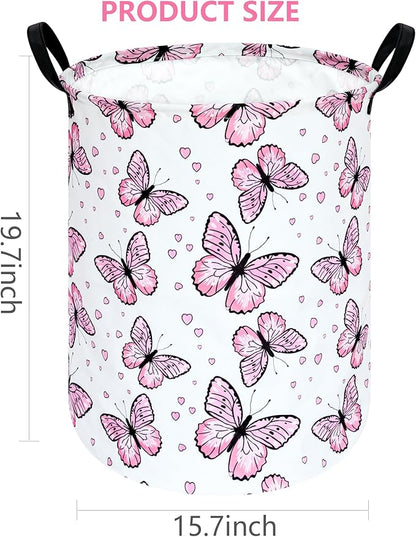 Round Laundry Basket Storage Bins Nursery Hamper Gift Baskets for Home,Office,Home Decor