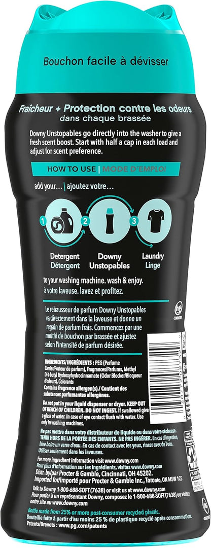 Downy Unstopables Fresh Scent Booster Beads | In-Wash | 13.4 oz, Pack of 4