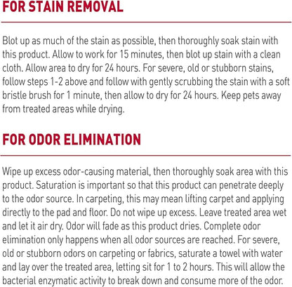 Nature’s Miracle Advanced Stain and Odor Eliminator Foam Cat 17.5 Ounces, for Severe Cat Messes, Aerosol