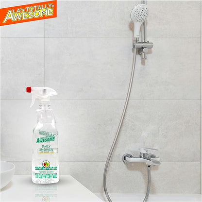 La's Totally Awesome All Purpose Cleaner, 64 oz, Mega Cleaner + Shower Cleaner Plant-Derived Spray 32oz (Pack of 2)