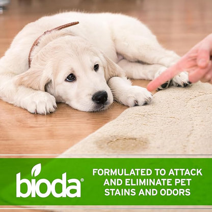 Bioda Multi-Purpose Probiotic Enzyme Cleaner and Deodorizer | Professional Strength | Trash Can Deodorizer, Pet Stains and Odors, Drains, Floors, Bathrooms, Toilets | Made in USA | 1 Gallon