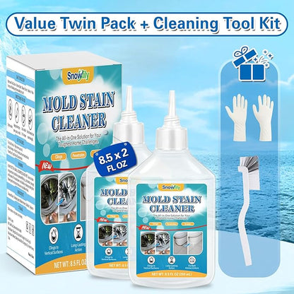 Mold Stain Home Remover Gel,16.9 Fl Oz Heavy-Duty Household Cleaner for Washing Machine Gasket,Grout Caulk, Bathroom,Bathtub,Refrigerator Strips,Front Load Washer Gasket, Grout Cleaner,Toilet gap