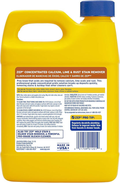 Enforcer ZUCAL32 32-Ounce Zep Calcium Lime and Rust Remover