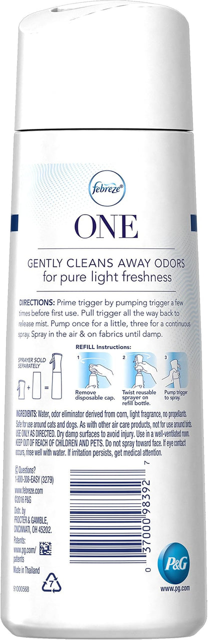 Febreze One Fabric and Air Mist Refill, Mandarin Scent, 10.1 Ounce
