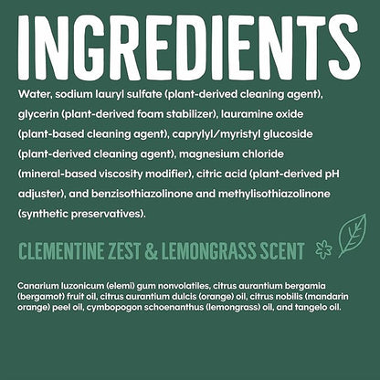 Seventh Generation Hand Dish Wash Refill, Lemongrass & Clementine, 3pk 50z