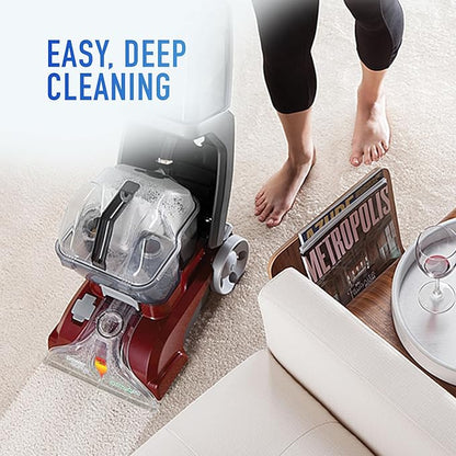 Hoover PowerScrub Deluxe Carpet Cleaner Machine for Carpet and Upholstery, Deep Cleaning Carpet Shampooer Machine with Multi-Purpose Tools, Pair with Hoover Carpet Cleaner Solution