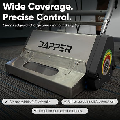 22" Counter-Rotating Brush (CRB) Commercial Carpet & Hard Floor Cleaning Machine – 450 RPM, Quiet 53 dBA, Durable 60 lb Wide-Area Scrubber – Ideal for Banquet Halls, Event Centers & Large Facilities