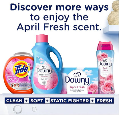 Downy Fabric Softener Liquid, April Fresh Scent, 111 fl oz, 150 Loads