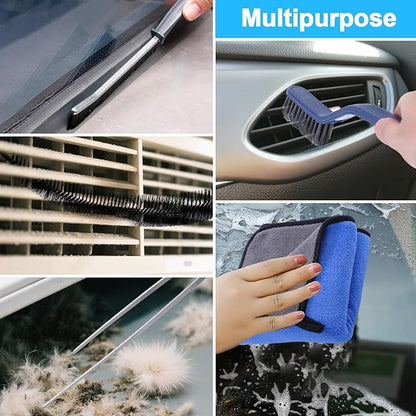 XANGNIER 5 Pack Dryer Vent Cleaner Kit,Flexible Dryer Lint Brush Vent Cleaner,Dryer Lint Trap Cleaning Tool,Laundry Room Essentials Lint Remover Accessories,Household Cleaning Tools