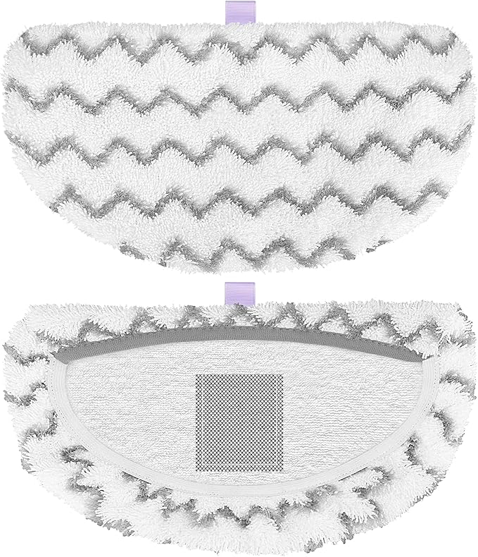 4 Pack PowerFresh Replacement Steam Mop Pads Compatible with Bissell PowerFresh Steam Mop, Fits 1940, 1806, 1544, 1440 Series, Microfiber Scrubbing Pads for Sealed Hard Floors