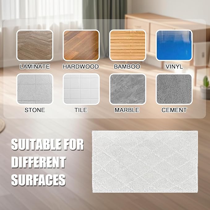 Light n Easy Steam Mop Pads Replacement for OApier S5 and SENMO Steam Mop Floor Cleaning Cloths Compatible with Light 'N' Easy S3601 S3101 S7326 7688ANB 7688ANW 7618ANB 7618ANW S6 S15 S1 S4 S5 S12