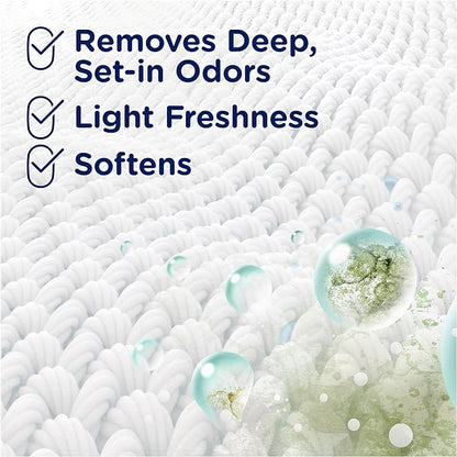 Downy Rinse Laundry Odor Remover, Cool Cotton Scent, 62 fl oz, Fabric Softener and Laundry Odor Removal Rinse, Fights Odors at the source, HE Compatible