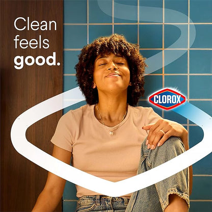 Clorox Toilet Bowl Cleaner Bleach, Rain Clean, 24 Fluid Ounces (Package May Vary)
