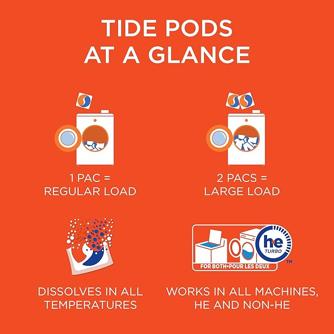 Tide Pods (Spring Meadow) - 132 Count