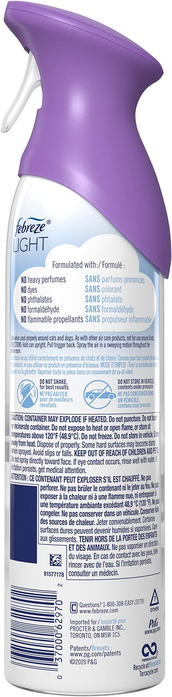 Febreze Air, Lavender, 8.8 Oz Aerosol Spray