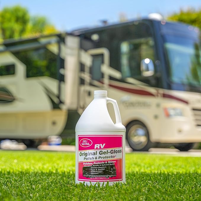 Kitchen & Bath Polish w/Carnauba Cleaner Wax Formulation for a Protective Coating - Removes Water Spots, Light Scratches & Stains While Restoring Color & Shine, 1-Gallon