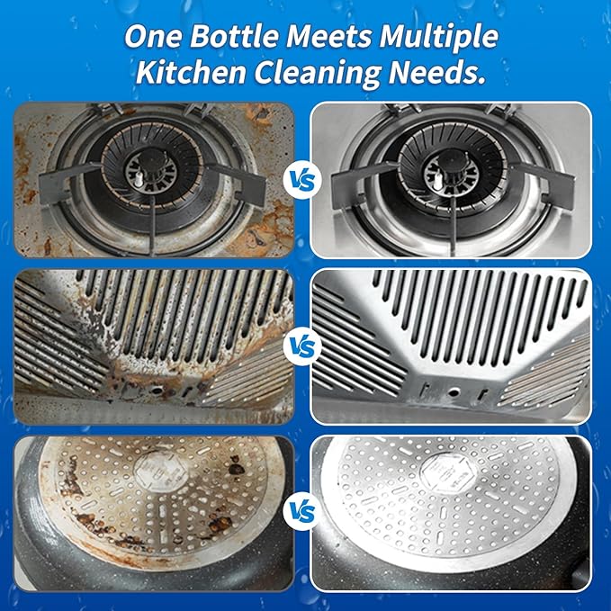 2Pack Spray Cleaner, 2026 New Multi Purpose Cleaning Spray, Upgraded Foam Sprays for Ovens, Powerful Degreaser Sprays for Kitchen, Convenient Handheld Cleaner for Home Family,with towels and sponges