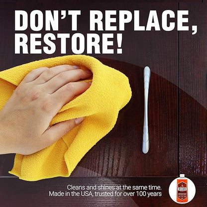 Milsek Furniture Polish and Wood Cleaner with Cinnamon Raspberry Scent - for Home and Household from Hardwood Floors to Kitchen Cabinets - 12 Fl Oz (Pack of 1)
