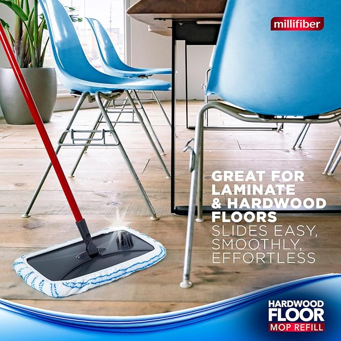 Millifiber Microfiber Mop Refills 15x8 Inches, 6-Pack (Mop is Not Included)