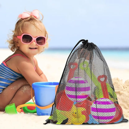 40PCS Mesh Drawstring Bags - Durable Delicate Nylon Laundry Bags Multicolor Small Gym Travel Beach Storage Bags With Locking Closure For College, Gym, Yoga, Sport