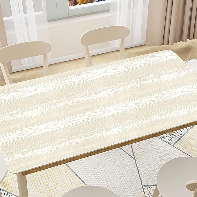 Yun-aeon Beige and Gold Wood Contact Paper 17.3"x80" Rustic Wooden Peel and Stick Wallpaper Removable Self-Adhesive Wallpaper Wood Grain Contact Paper for Countertops Cabinets