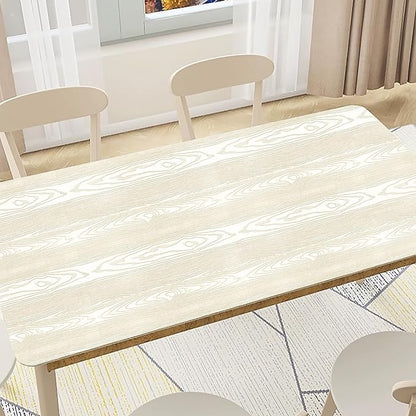 Yun-aeon Beige and Gold Wood Contact Paper 17.3"x200" Rustic Wooden Peel and Stick Wallpaper Removable Self-Adhesive Wallpaper Wood Grain Contact Paper for Countertops Cabinets