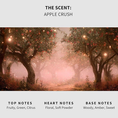 Lapew Apple Crush Carpet Deodorizer Powder - Pet Safe Freshener for Vacuuming | Scented Odor Eliminator for Home | 16 oz