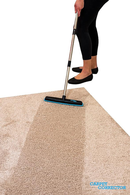 The Big Carpet Corrector- Carpet Rake to Rejuvenate Your Matted Carpet. Perfect for Hallways, Stairs, Steps, and Other High Traffic Areas.