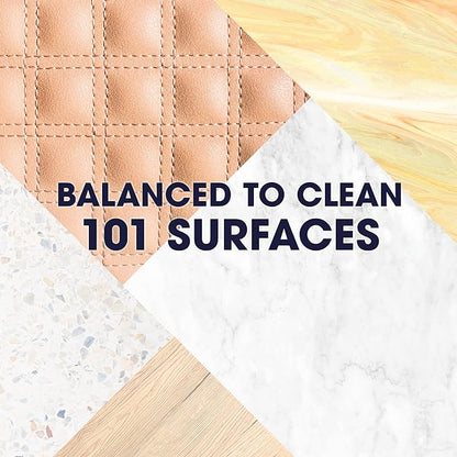 Pledge pH-Balanced Multisurface Spray, Gently Clean 101 Surfaces, Remove Dust and Messes, No Residue - Rainshower Scent, 9.7oz