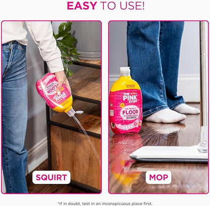Stardrops - The Pink Stuff - The Miracle Floor Cleaner Spray - Squirt and Mop, (Pack of 4)